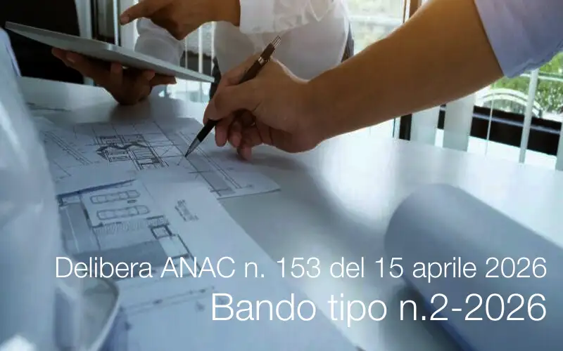 Delibera ANACI n. 153 del 15 aprile 2026 / Bando tipo n. 2-2026